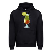 Black Margarita Glass Urban Hoodie - Jasminsmagicworld