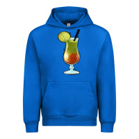 Cobalt Margarita Glass Urban Hoodie - Jasminsmagicworld