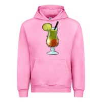 Fuchsia Pink Margarita Glass Urban Hoodie - Jasminsmagicworld