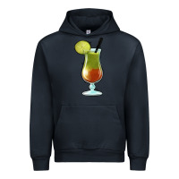 Navy Margarita Glass Urban Hoodie - Jasminsmagicworld