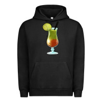 Pigment Black Margarita Glass Urban Hoodie - Jasminsmagicworld