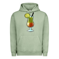 Pigment Oil Green Margarita Glass Urban Hoodie - Jasminsmagicworld