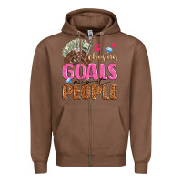 Chestnut chasing goals not people Zipper Hoodie - texasbilliewilder