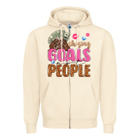 Sandshell chasing goals not people Zipper Hoodie - texasbilliewilder