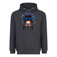 Smoke cheer mom messy bun Heavyweight Hoodie - texasbilliewilder