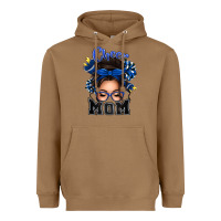 Toasted Coconut cheer mom messy bun Heavyweight Hoodie - texasbilliewilder
