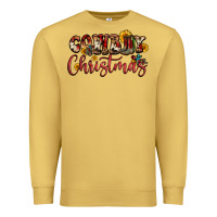 Antique Gold cowboy christmas Premium Sweatshirt - FaDigitalArtStudio