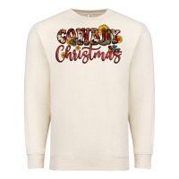 Sandshell cowboy christmas Premium Sweatshirt - FaDigitalArtStudio