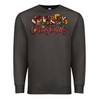 Smoke cowboy christmas Premium Sweatshirt - FaDigitalArtStudio