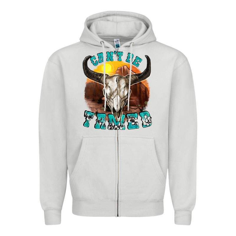 Cant Be Tamed Zipper Hoodie by texasbilliewilder | Teevron