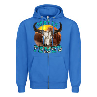 True Royal cant be tamed Zipper Hoodie - texasbilliewilder