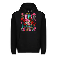 Black cupid find me a cowboy Premium Hoodie - NancyCooperArtShop