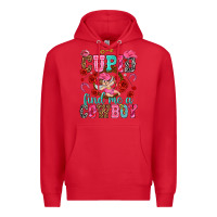 Red cupid find me a cowboy Premium Hoodie - NancyCooperArtShop