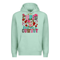Seafoam cupid find me a cowboy Premium Hoodie - NancyCooperArtShop