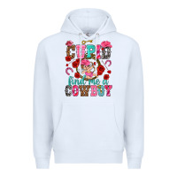 White cupid find me a cowboy Premium Hoodie - NancyCooperArtShop