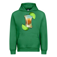 Emerald Tequila Shot Urban Hoodie - Jasminsmagicworld