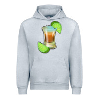 Heather Grey Tequila Shot Urban Hoodie - Jasminsmagicworld