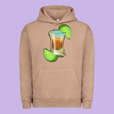Tequila Shot Urban Hoodie Designed By Jasminsmagicworld
