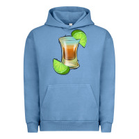 Pigment Pebble Blue Tequila Shot Urban Hoodie - Jasminsmagicworld