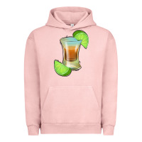 Pigment Salmon Tequila Shot Urban Hoodie - Jasminsmagicworld