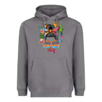 Storm summer vibes messy bun Heavyweight Hoodie - Zillion Design Studio