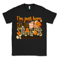 Black im just here for the snacks basketball sister Classic Tee - Zillion Design Studio