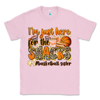Bubblegum Pink im just here for the snacks basketball sister Classic Tee - Zillion Design Studio