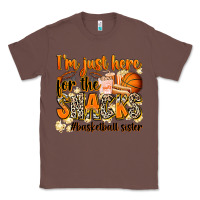 Chestnut im just here for the snacks basketball sister Classic Tee - Zillion Design Studio