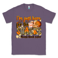 Lavender im just here for the snacks basketball sister Classic Tee - Zillion Design Studio