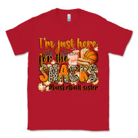 Red im just here for the snacks basketball sister Classic Tee - Zillion Design Studio