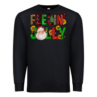 Black feelin' jolly Premium Sweatshirt - FaDigitalArtStudio