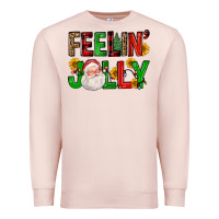 Pale Pink feelin' jolly Premium Sweatshirt - FaDigitalArtStudio