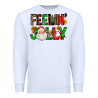 White feelin' jolly Premium Sweatshirt - FaDigitalArtStudio
