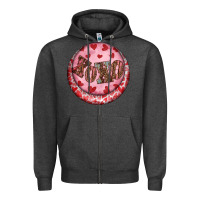 Charcoal Heather Western valentine's day xoxo round earrings Zipper Hoodie - RanaPortraitStore