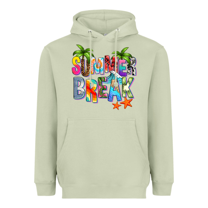 Summer Break Heavyweight Hoodie by Zillion Design Studio | Teevron
