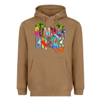 Toasted Coconut summer break Heavyweight Hoodie - Zillion Design Studio