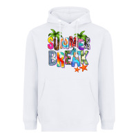 White summer break Heavyweight Hoodie - Zillion Design Studio