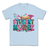 Dusty Blue student nurse Classic Tee - Zillion Design Studio