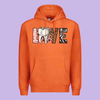 Love Dentist Life Premium Hoodie Designed By Jasminsmagicworld