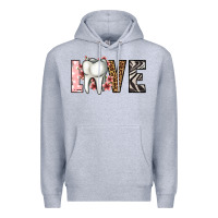 Heather Grey love dentist life Premium Hoodie - Jasminsmagicworld