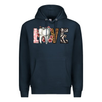 Navy love dentist life Premium Hoodie - Jasminsmagicworld