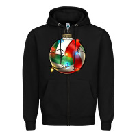 Black christmas  volleyball Zipper Hoodie - Zillion Design Studio
