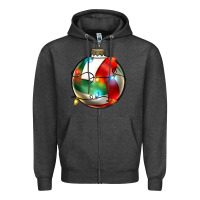 Charcoal Heather christmas  volleyball Zipper Hoodie - Zillion Design Studio