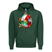 Sports Green christmas  volleyball Zipper Hoodie - Zillion Design Studio