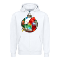 White christmas  volleyball Zipper Hoodie - Zillion Design Studio