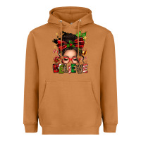 Meerkat christmas believe afro messy bun Heavyweight Hoodie - texasbilliewilder
