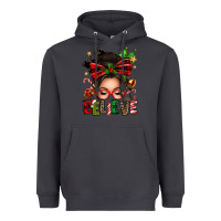 Smoke christmas believe afro messy bun Heavyweight Hoodie - texasbilliewilder