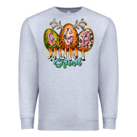 Heather Grey egg hunt squad Premium Sweatshirt - RacoonDesign