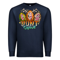 Navy egg hunt squad Premium Sweatshirt - RacoonDesign