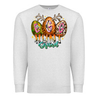 Oatmeal Heather egg hunt squad Premium Sweatshirt - RacoonDesign